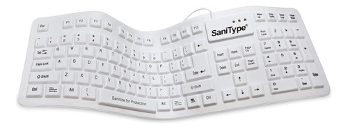 Teclado Higiénico Cómodo Lavable Tacto Suave Sanitype (usb)