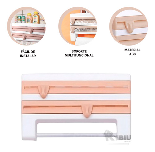Expendedor Resistente De Toalla En Beige Y+ligas De Regalo