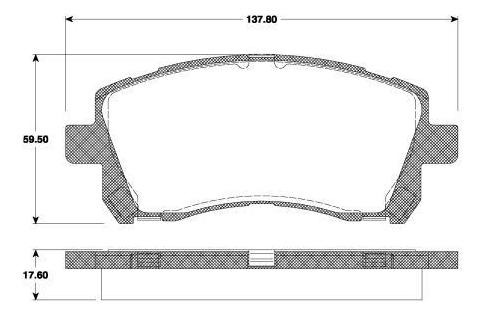 Balata Freno De Disco Subaru Forester 98-02 Subaru 00-01