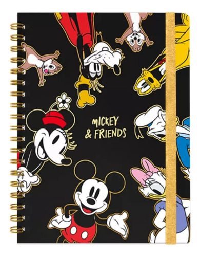 Cuaderno Libreta Mooving A5 Mickey Mouse Tapa Dura Espiral Mickey Mouse Disney