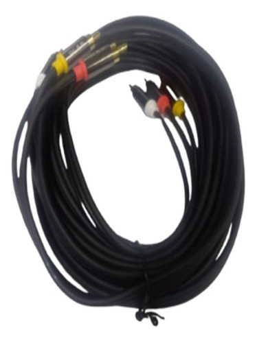 Cable De Audio Profesional Rca A Rca 3x3 Mw23-02-120