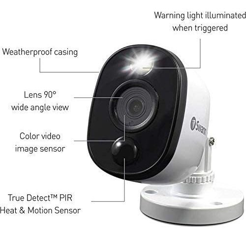 Swann Sistema De Seguridad De 8 Camaras Con Luz, 2k