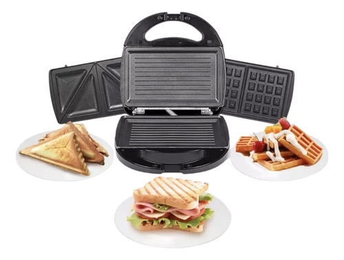 Sandwichera Maker 3 In 1 Multifunctional Raf