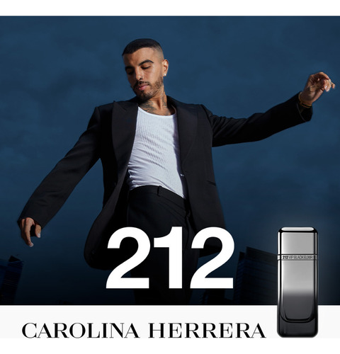 Perfume Importado Masculino 212 Vip Black Elixir De Carolina Herrera Eau De Parfum 100ml