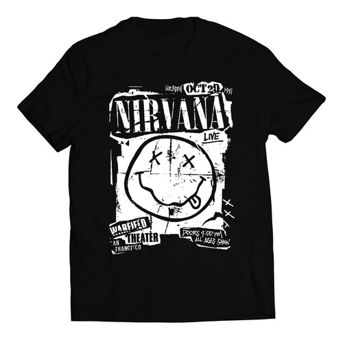 Polera Música - Nirvana - San Francisco