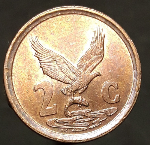 Moneda Sudáfrica 2 Centavos Afurika-tshipembe