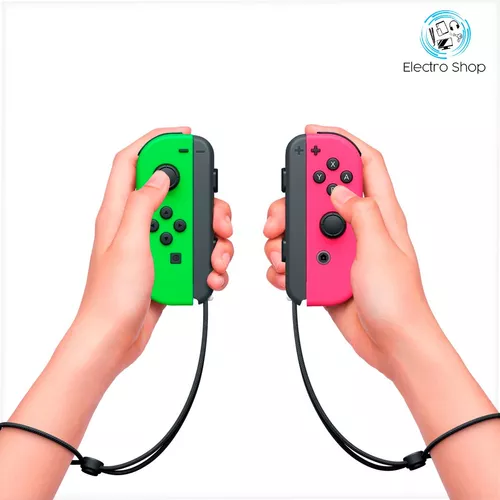 Mando Nintendo Switch JOY-CON (Set Izq/Dch) Color VERDE/ROSA Neón