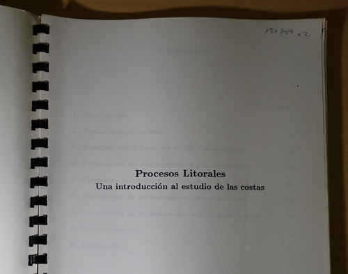 Procesos Litorales,una Introducción Al Estudio De Las Costas