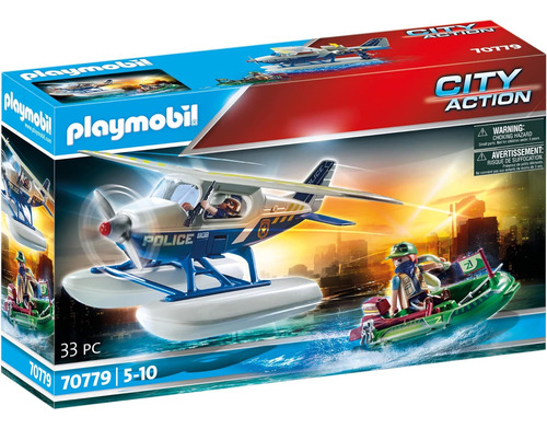 Playmobil City Action 70779 Policía Hidroavión: Persecución