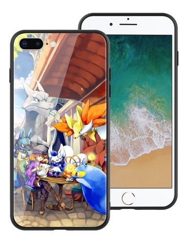 Funda De Teléfono De Cristal Pokemon 003 Para Iphone8 (7) Pl