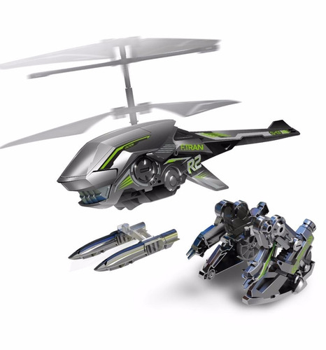 Helicóptero Heli Transbot Rc Se Desliza Y Vuela - Silverlit