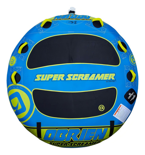 Inflable Gomon De Arrastre Plano Super Screamer Obrien Color Azul