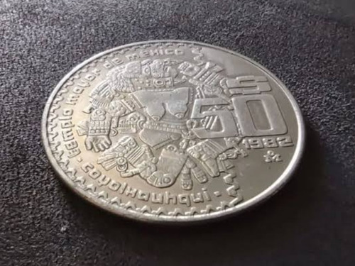 Lxamoneda 50 Pesos 1982, Coyolxauhqui