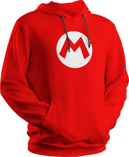 Sudadera Logo De Mario Bros Nintendo Switch 3ds 