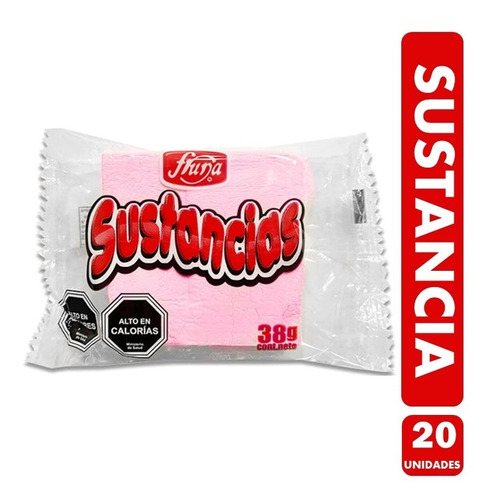 Marshmallows Sustancias Caramelo Blando Aireado 20 Unidades