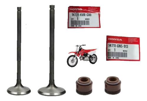 Valvulas Admision Y Escape 100% Original Para Honda Crf 70 