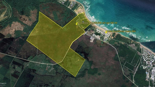 Vendo Terreno 3,000,000 Mt2 Con 450 Metros Lineales De Playa Al Lado Del Hotel Excellence Uvero Alto, Punta Cana, República Dominicana