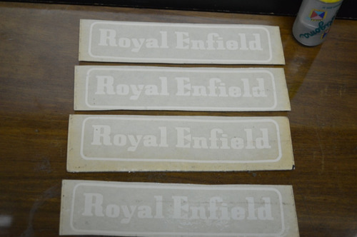 Calcos Originales Motos Royal Enfield Lote X 4 Vintage 