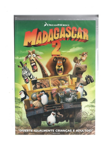Dvd Madagascar 2 - Desenho Animacao Dreamworks