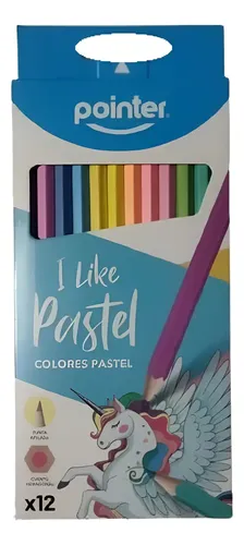 Lápices De Colores I Like Pastel 12 Uds Pointer - Variado | Cuotas sin ...