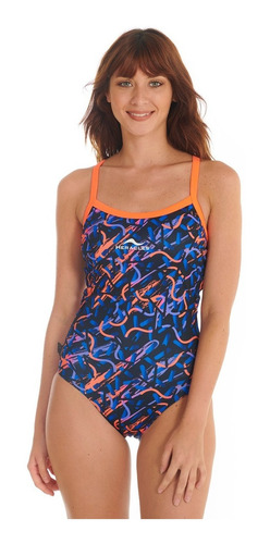 Imagen 1 de 3 de Traje Baño Malla Natacion Resiste Cloro Heracles Bretel Fino