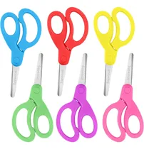 Comprar Tijeras Para Niños De 5 Pulgadas, Paquete De 6 Tijeras Peque