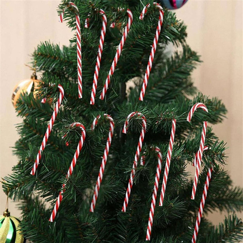 Bastón De Caramelo De Navidad Trenzado Acrílico Christmas