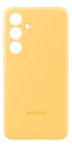 Funda Samsung Galaxy Galaxy S24+ Bumper amarillo con diseño liso para Samsung Galaxy S24+ Galaxy S24+ por 1 unidad