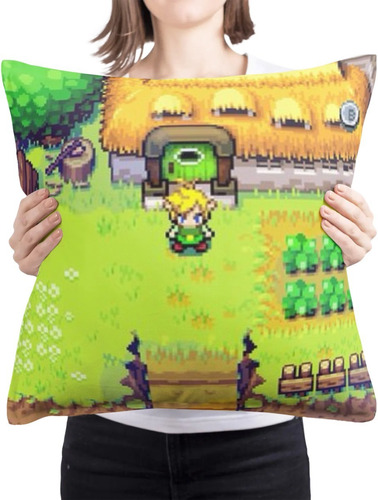 Cojin Decorativo Zelda Link Clasico Juego Nintendo Diseño