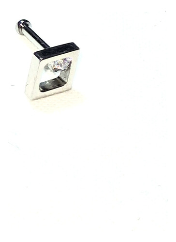 Piercing Labret Rombo Cubic Zircon Titanio Astm F136 Wizard 