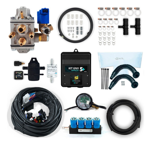 Kit Gnv 5g Modelo 5+ Plus Sgv 4cc Sgas Original