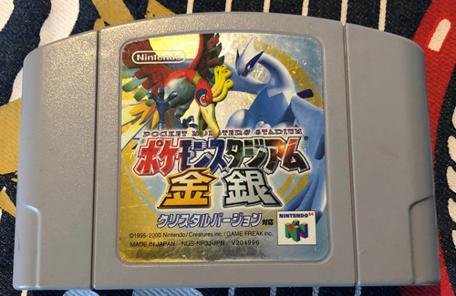 Pokemon Stadium Gold & Silver Nintendo 64 / Japonés.