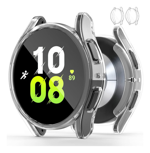 Paquete 2 Funda Tpu Para Reloj Compatible Con Watch 4 732 In