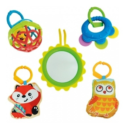 Imagem 3 de 3 de Tapete Atividades Bebê Mobile Grande 81cm 5 Brinquedos