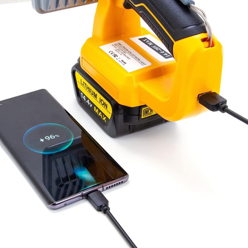 Luz De Trabajo Led Dewalt, Linterna Recargable Inalámb...