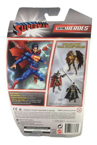 Mattel Dc Total Heroes Superman