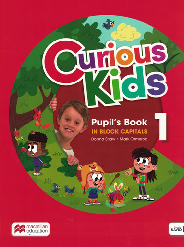 Curious Kids 1 - Pupil S Book + Block Capitals - Macmillan