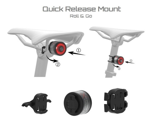 Imagen 2 de 9 de Luz Trasera Inteligente Para Bicicletas X Lite 200 Enfitnix