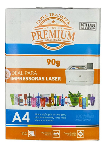 10 Hojas A4 Papel Transfer Laser Para Personalizar Rigidos