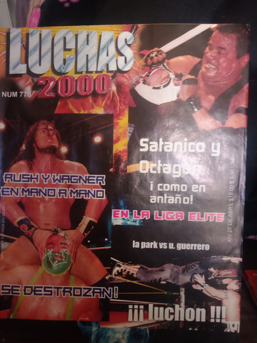 Satanico Y Octagon En Revista Luchas 2000 Abril 2015