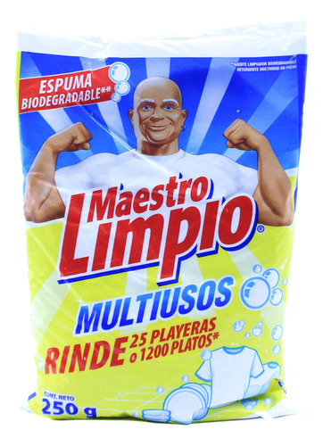 Jabon Maestro Limpio Polvo 250g-1pz