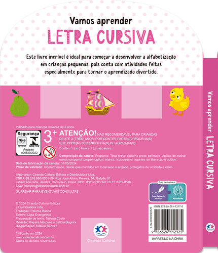 Vamos Aprender Letra Cursiva