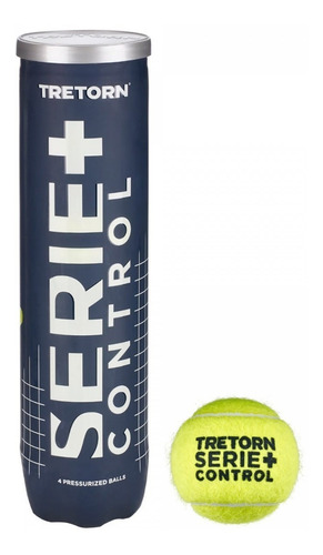 Tarro De Pelotas De Tenis Tretorn Serie+ Control X4