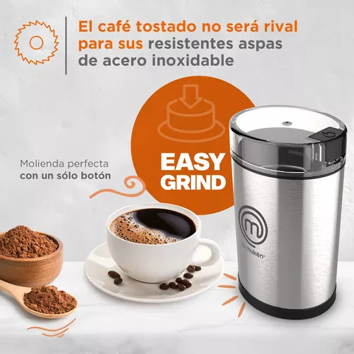 Molino café Masterchef de acero inoxidable