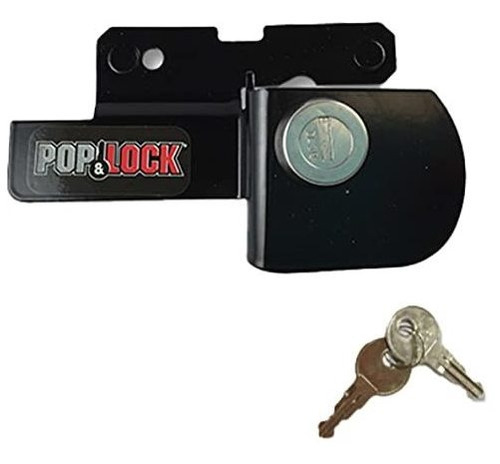 Cerradura Manual De Portón Trasero Pop & Lock Pl2500 Negra P