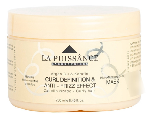 Máscara Hidro-nutritiva Para Rulos - La Puissânce 250ml