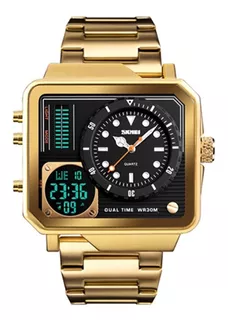 Reloj Para Hombre Multifunción Skmei Dual Time