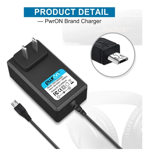 Pwron Adaptador Cc De Ca De 6.6 Pies Y 5 V Para Bose-soundli