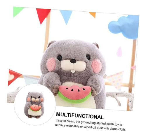 Presente De Boneca De Luxo Foodie Groundhog Para Crianças