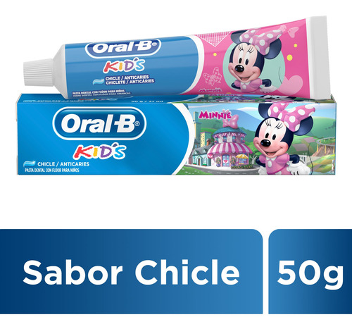 Oral B Kids Pasta Dental Con Fluor Para Niños Minnie 50gr